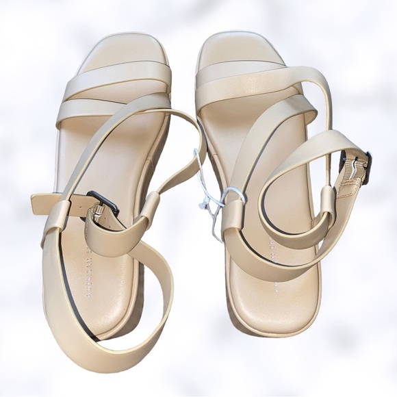 NWT - AE Strappy Y2K Platform Sandals (Light Camel / Multiple Sizes) - Picture 2 of 10